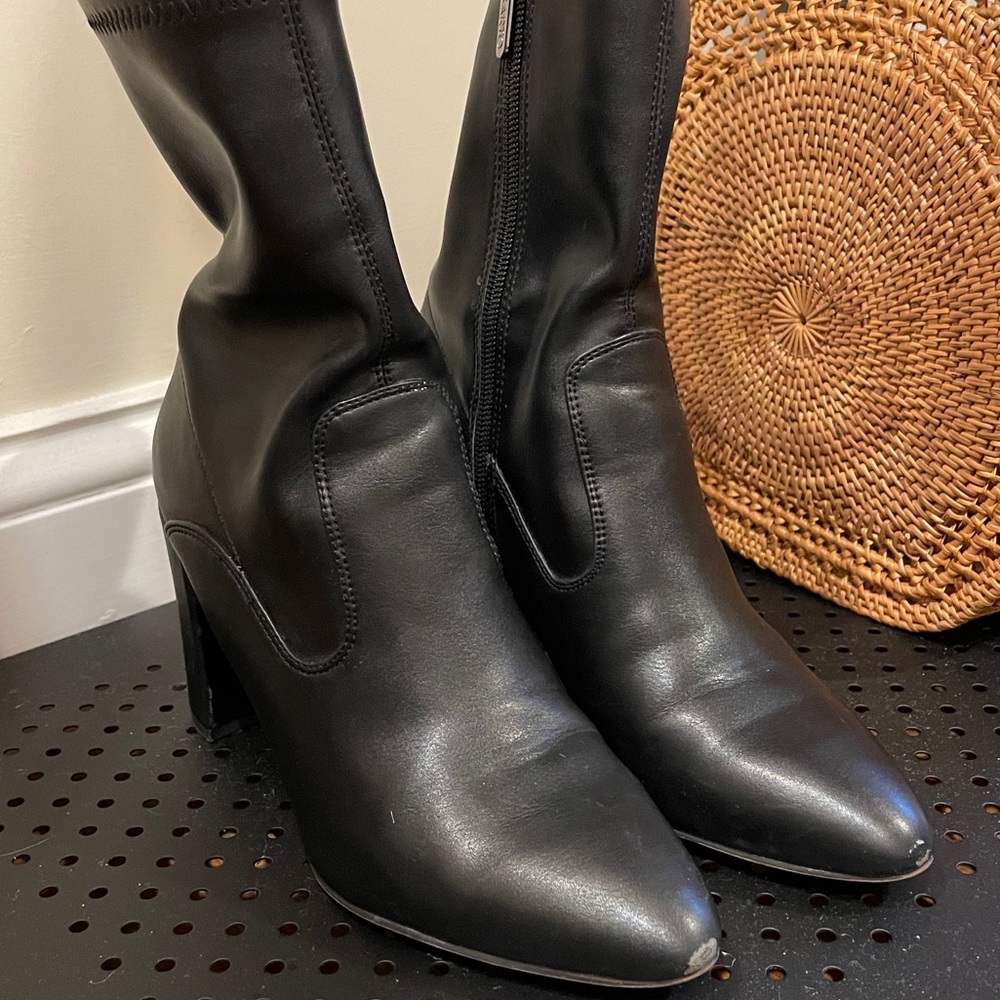 Leather Heeled Boots